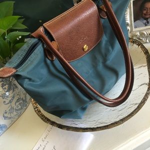 Long champ green bag